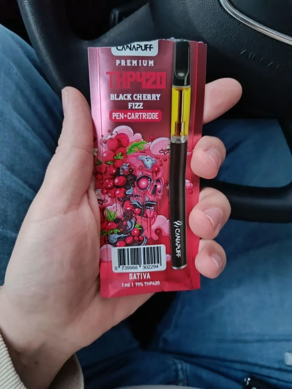 Canapuff THP420 Black Cherry Fizz 79% penn + patron cola