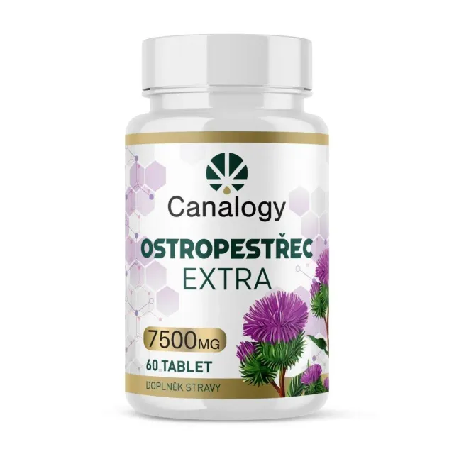 Canapuff Milk Thistle Extra tabletter 60 stk – mariatistel