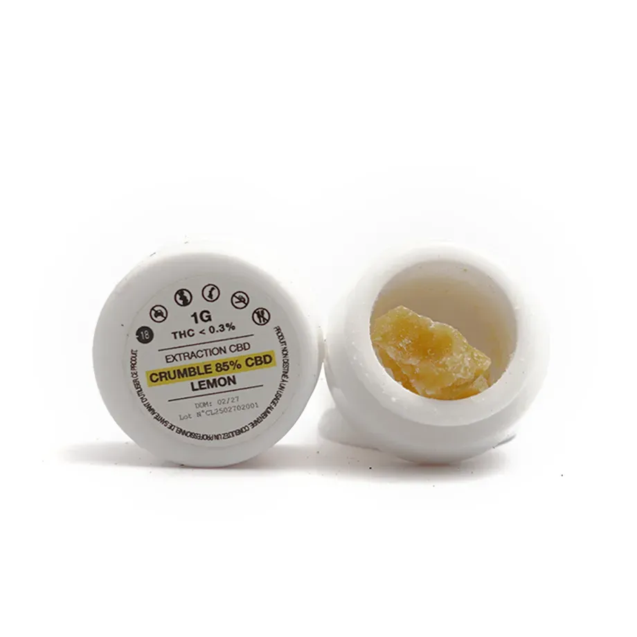LeGrossiste Lemon Haze crumble 1 gram 85% CBD