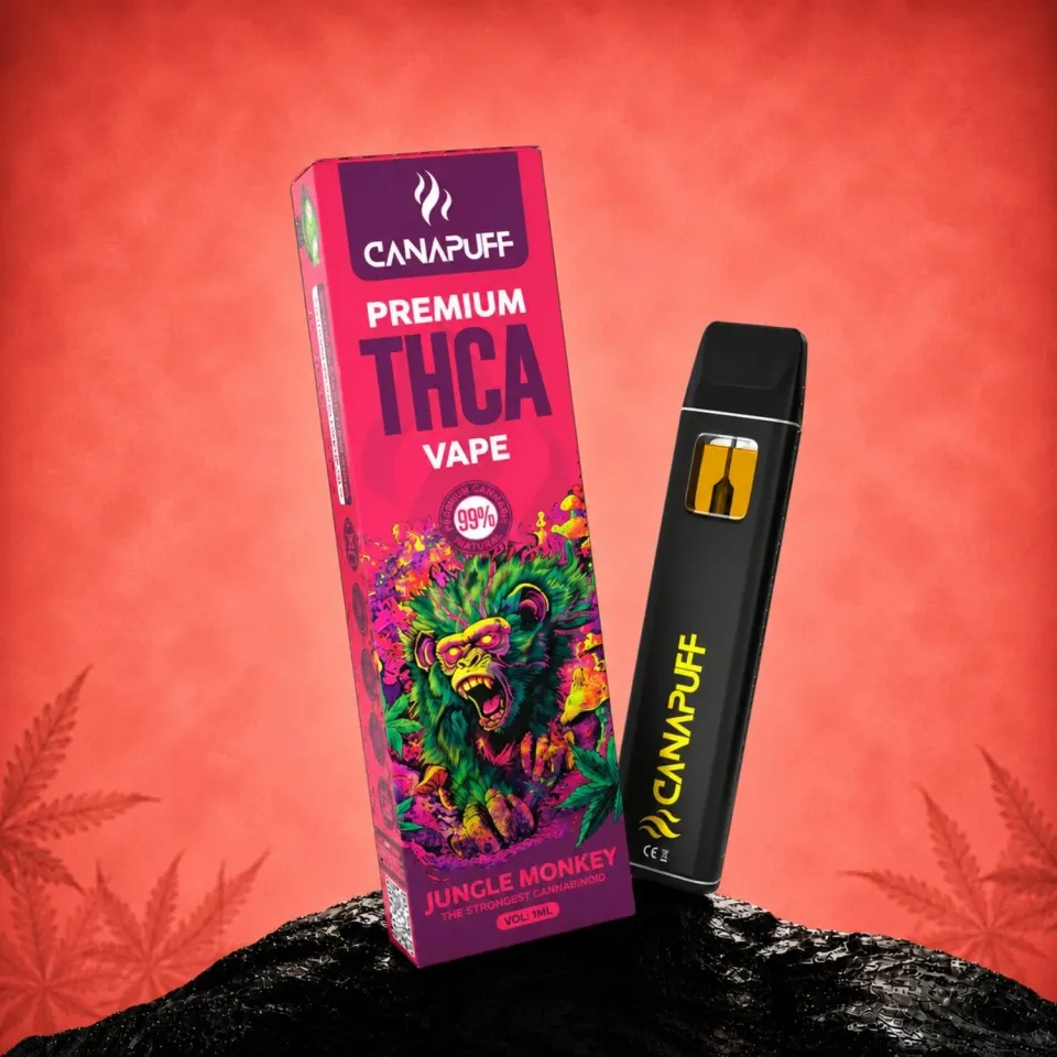 Canapuff Jungle Monkey THCA vape 1ml jordaktig