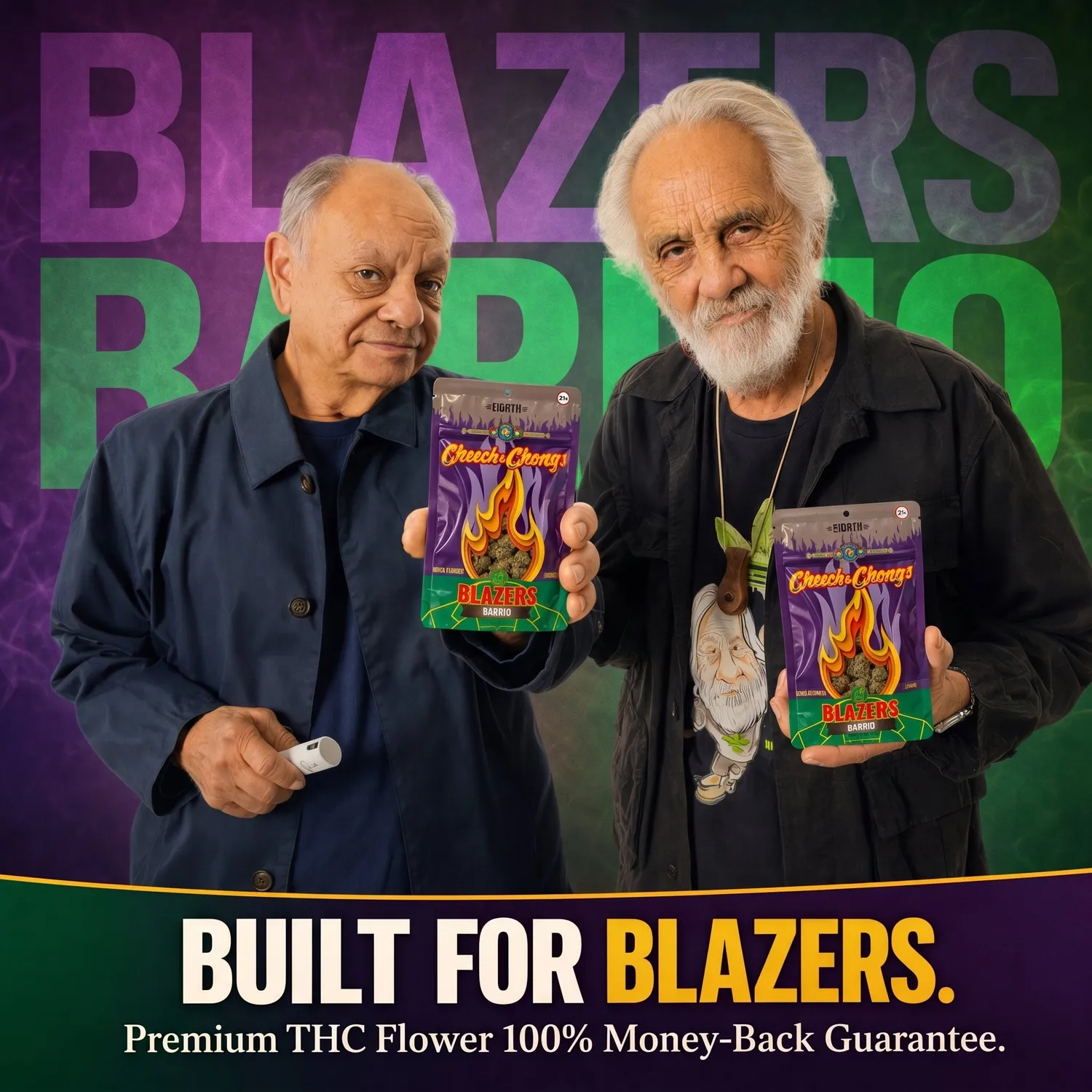 Cheech & Chong Blazers Barrio THCa-blomst 3,5 g indica