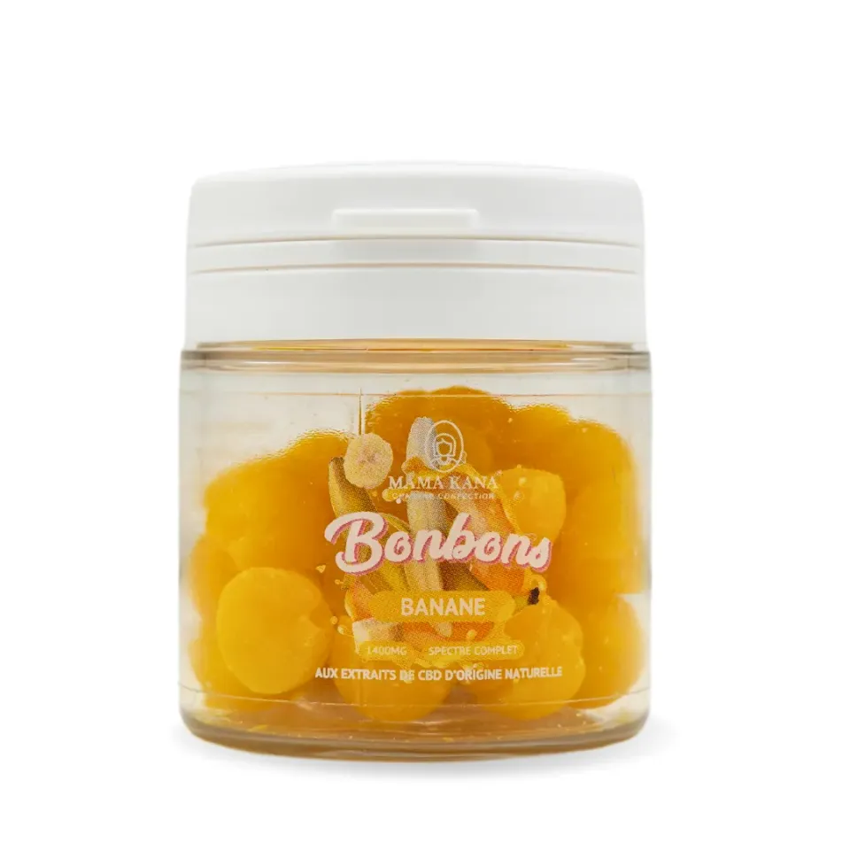 LeGrossiste Banane CBD-pastiller 1400mg 35 stk banan