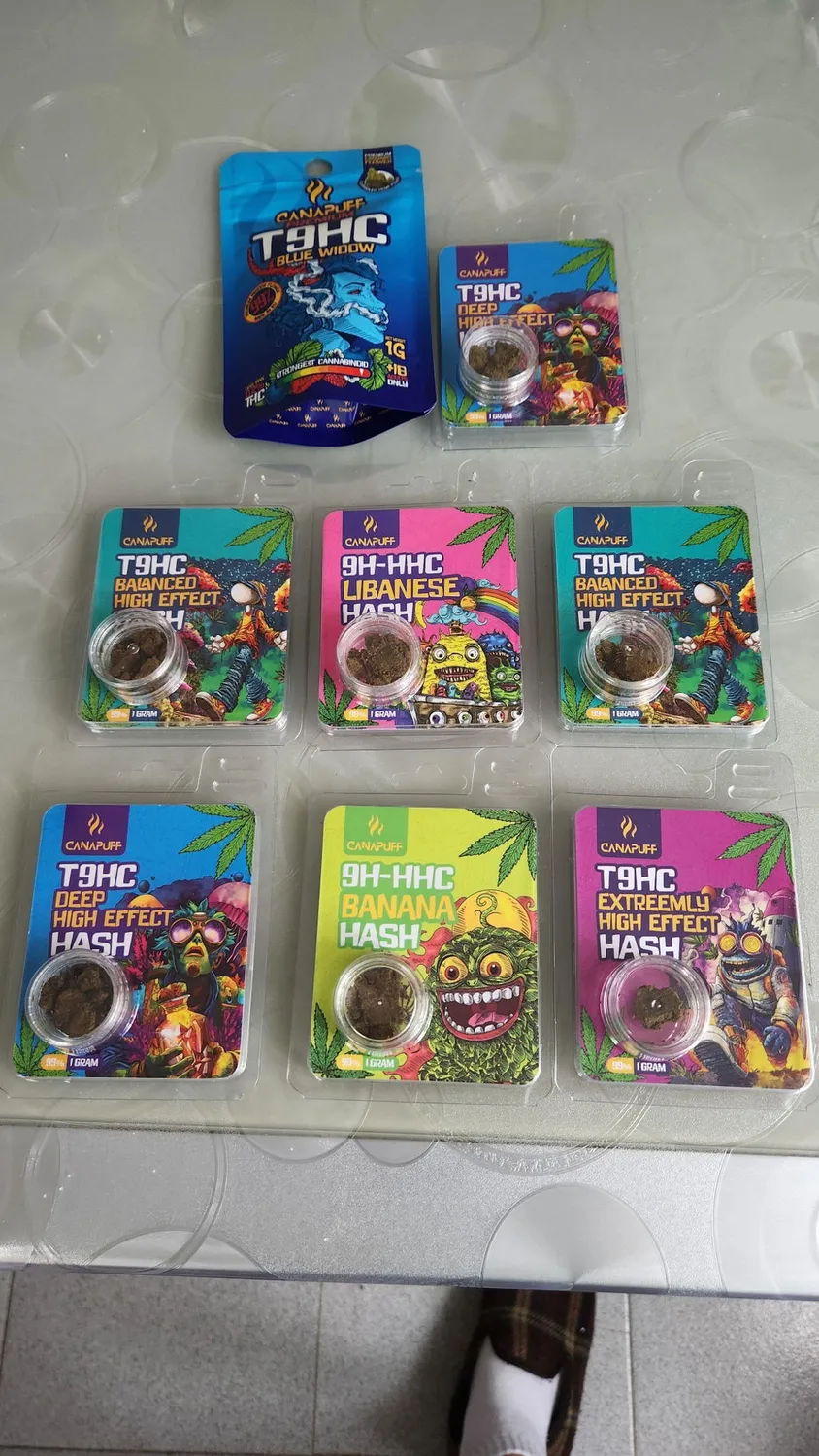 Canapuff 9H-HHC Hash Banana 99% hasj fruktig