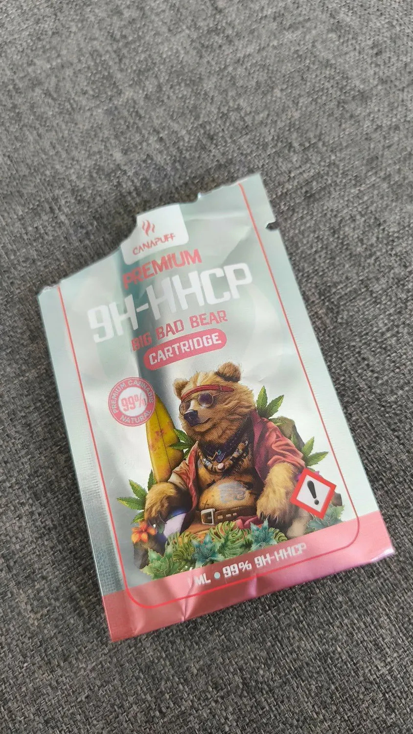 Canapuff Big Bad Bear 9H-HHCP patron 1ml 99% skog
