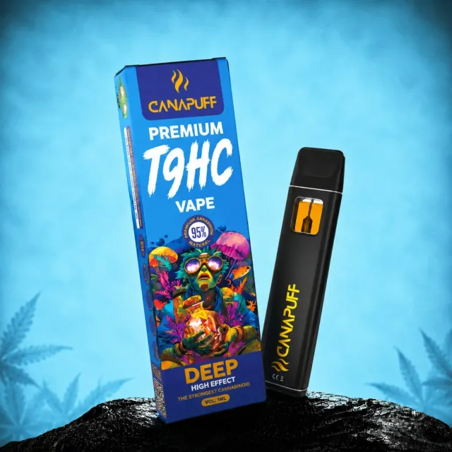 Canapuff Deep T9HC vape 1ml 95% tropisk