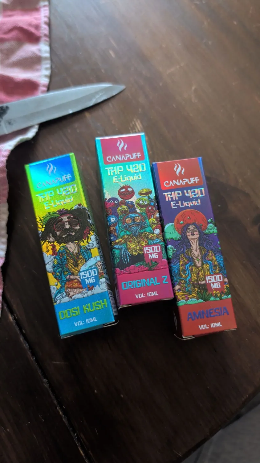 Canapuff THP420 Liquid Jealousy 1500mg plomme