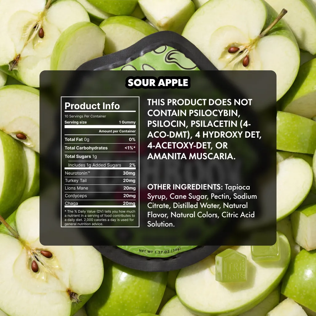 Tre House Sour Apple Extra-Strength soppgummi single pack