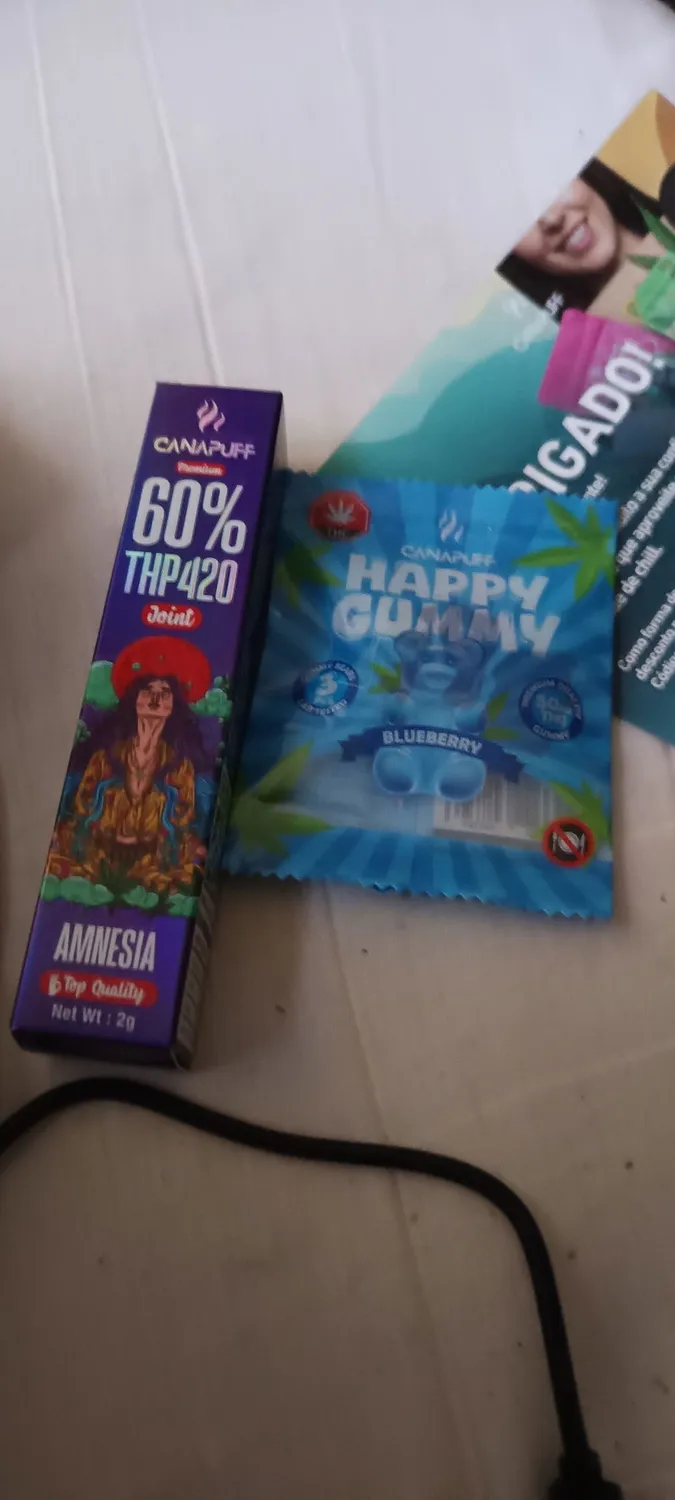 CanaPuff THP420 Amnesia joint 2 g 60% krydret urt