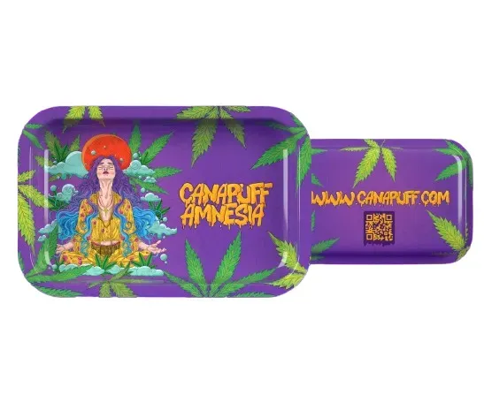 Canapuff Amnesia rullebrett stor metall 27x16 cm