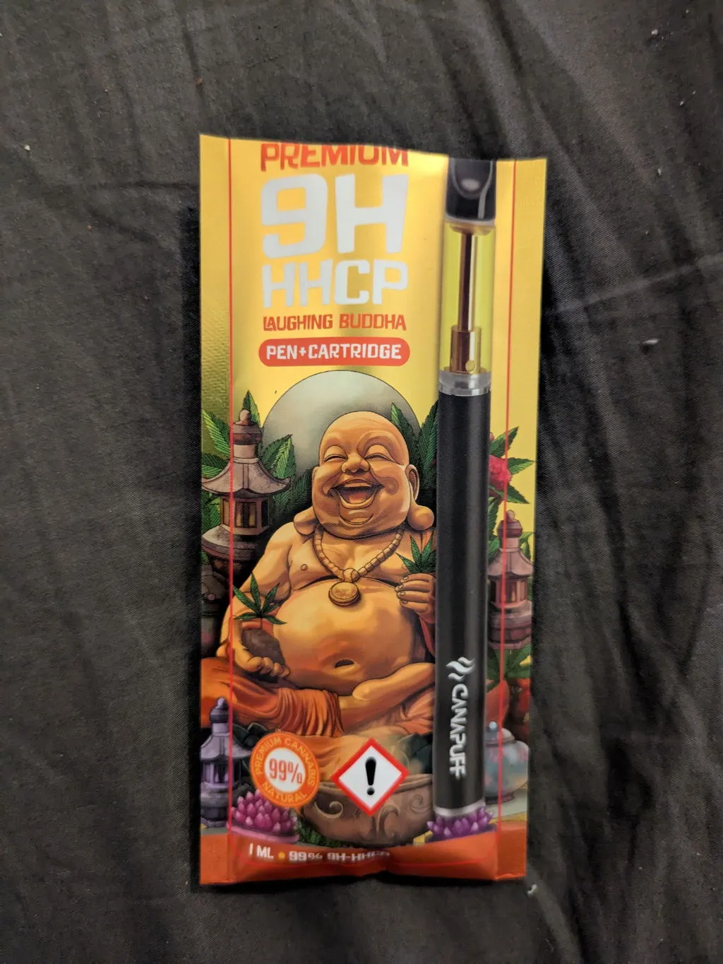 Canapuff 9H-HHCP penn + patron Laughing Buddha 1ml lakris
