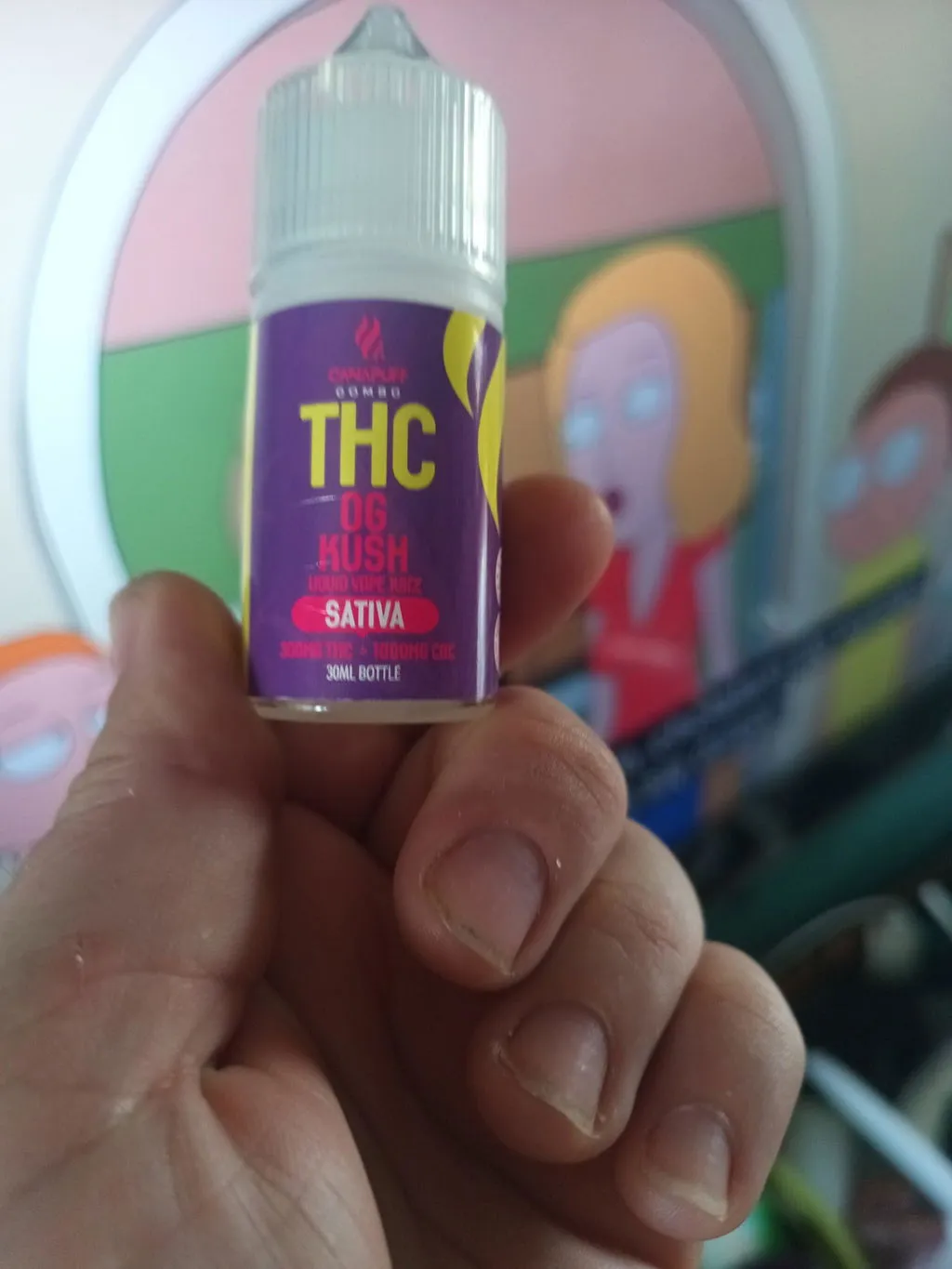 Canapuff Happy Liquid Fresh Mint vapevæske 30 ml