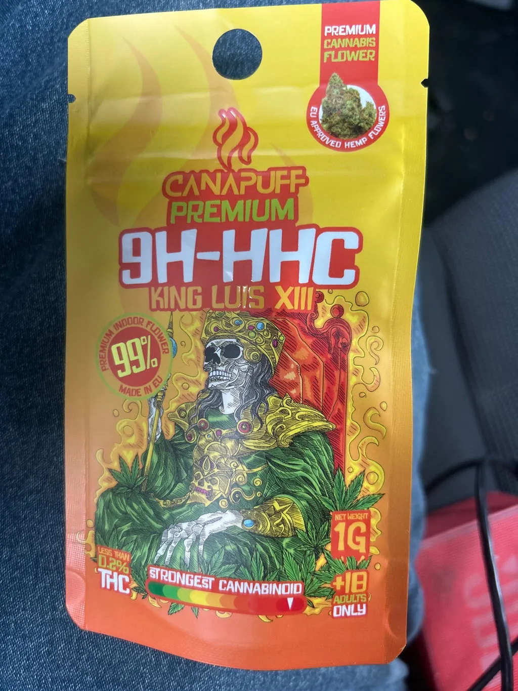Canapuff King Luis XIII 9H-HHC blomster 1g furu