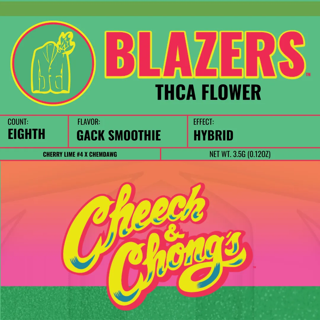 Cheech & Chong Blazers Gack Smoothie THCa blomst 3,5 g premium