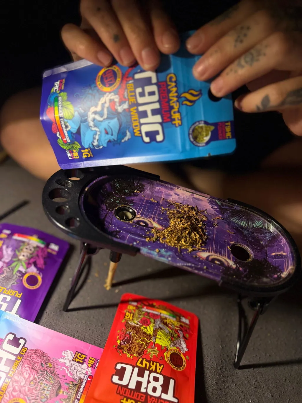 Canapuff T9HC Toppskudd Purple Queen 99% 1g