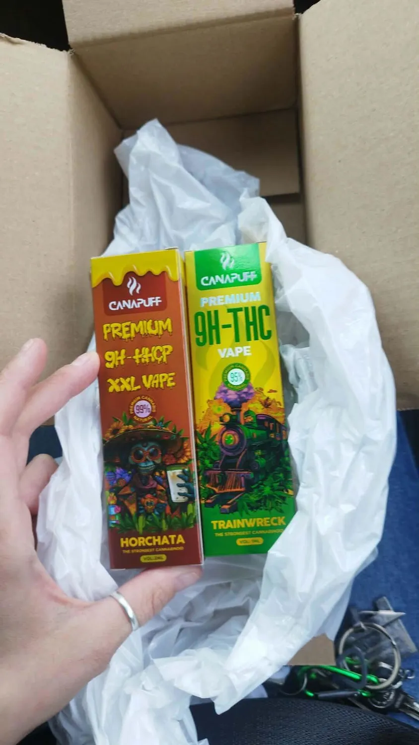 Canapuff Horchata 99% 9H-HHCP-vape 2 ml kremet