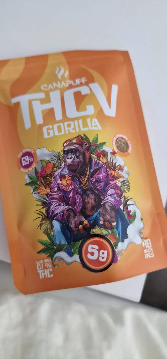 Canapuff Gorilla 69% thcv-blomster 1 g fruktig