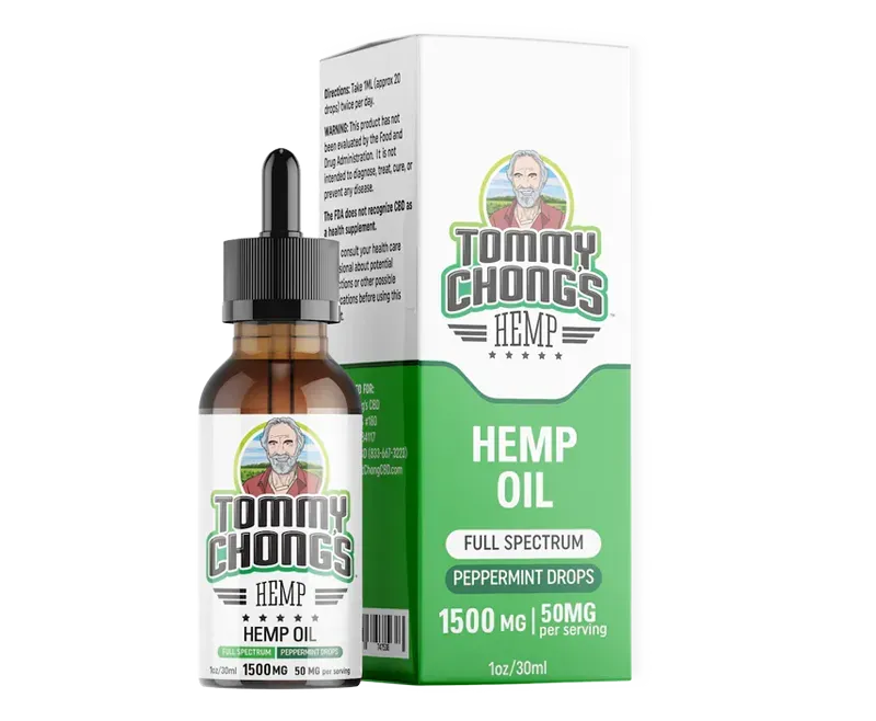 Cheech & Chong Peppermint CBD-olje fullspektret 1500 mg