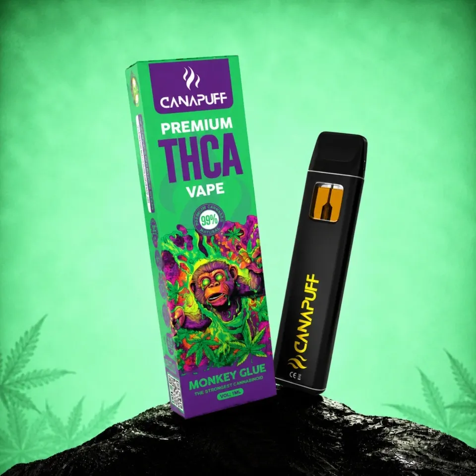 Canapuff THCA Monkey Glue vape 1 ml 99%