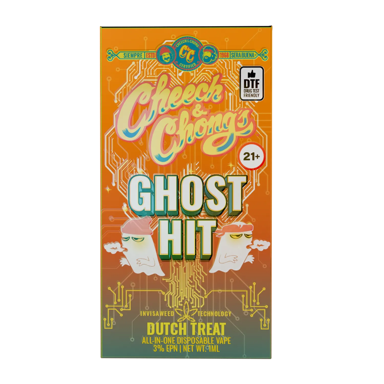 Cheech & Chong Ghost Hit vape Dutch Treat sativa