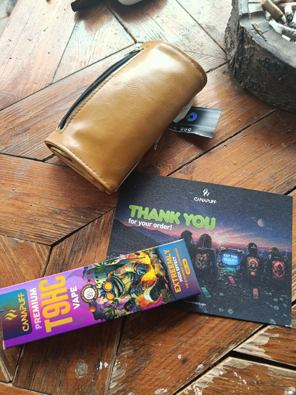CanaPuff Extreemly T9HC-vape 95% 1ml engangs