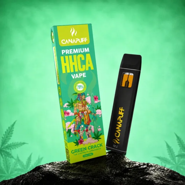 Canapuff HHC-A Green Crack 79% vape 1 ml sitrus