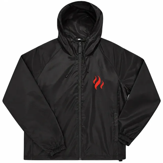Canapuff Black Mamba windbreaker svart resirkulert