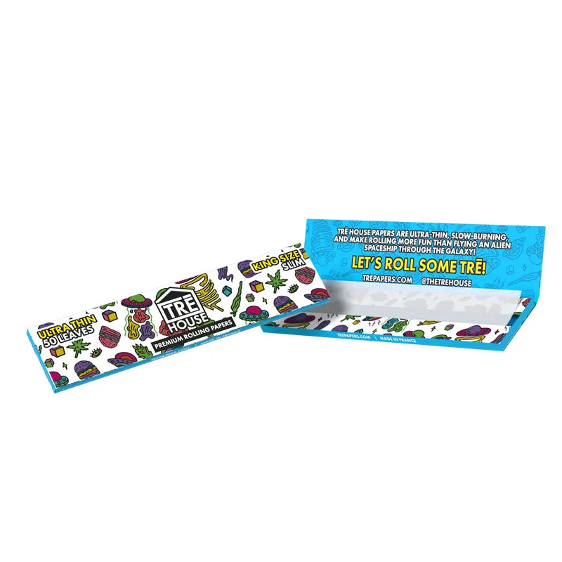 TRE HOUSE King-Size Slim rullepapir 50 blader 6 pk