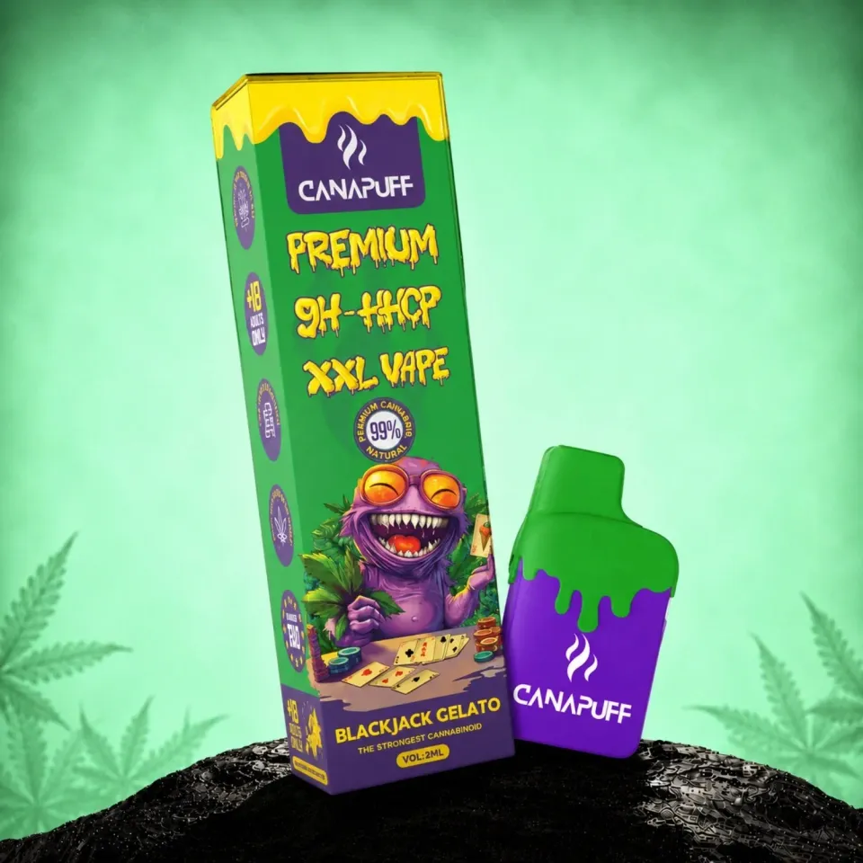 Canapuff 9H-HHCP Blackjack Gelato vape 2 ml 99%
