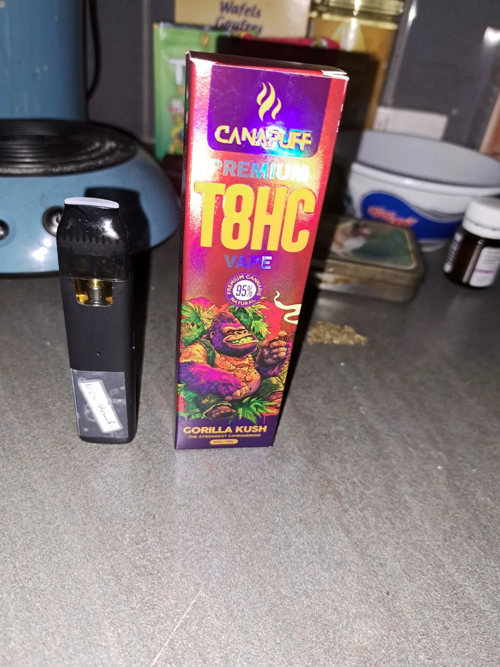Canapuff T8HC Vape Gorilla Power 95% 1ml