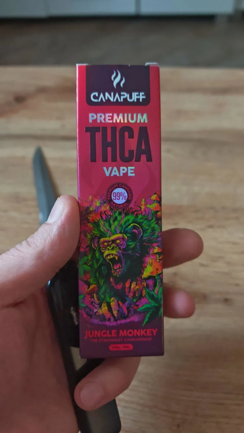 Canapuff Jungle Monkey THCA vape 1ml jordaktig