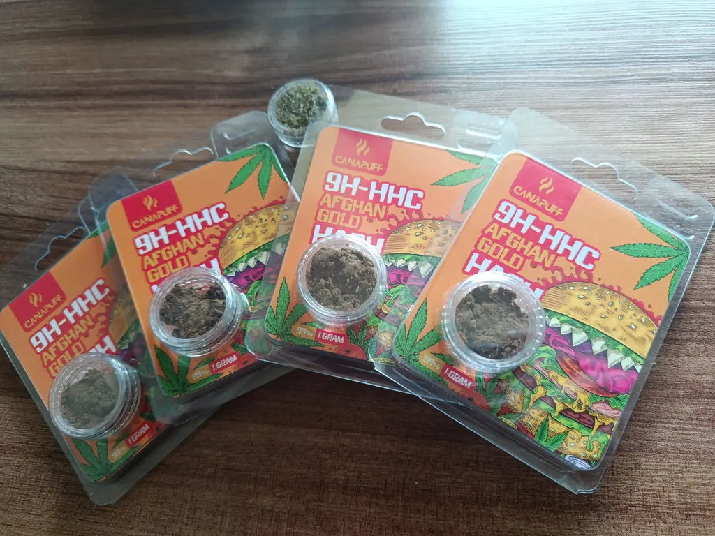 Canapuff 9H-HHC Hash Afghan Gold 99% jordaktig