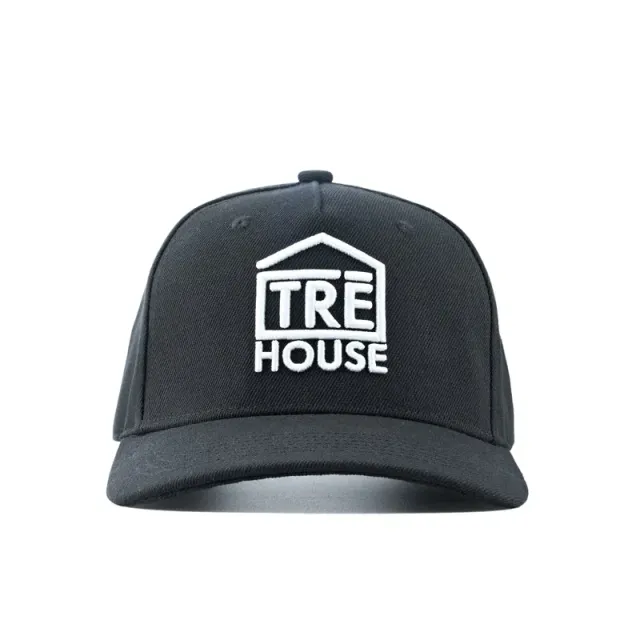TRE HOUSE Classic Logo Snapback caps svart justerbar