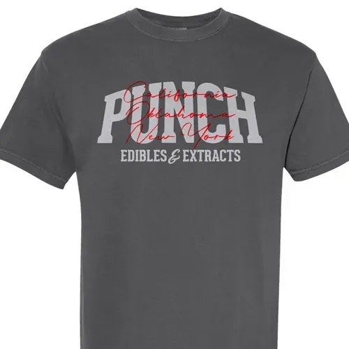 Punch Bar CA NY OK Shirt t-skjorte flerfarget trykk