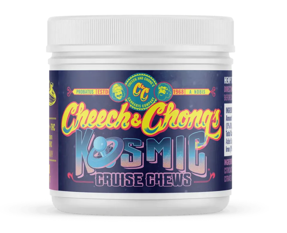 Cheech & Chong Kosmic Chews gummies 300 mg THC MIT