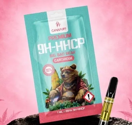 Canapuff Big Bad Bear 9H-HHCP patron 1ml 99% skog