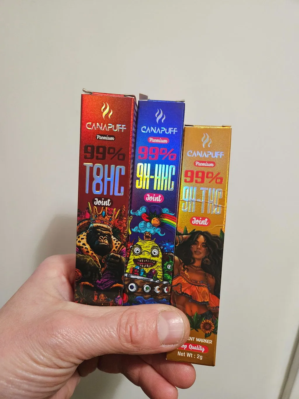 Canapuff King Gorilla T8HC joint 2 g honning