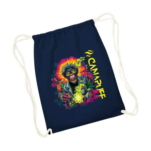Canapuff Atomic Monkey snorsekk 13L blå