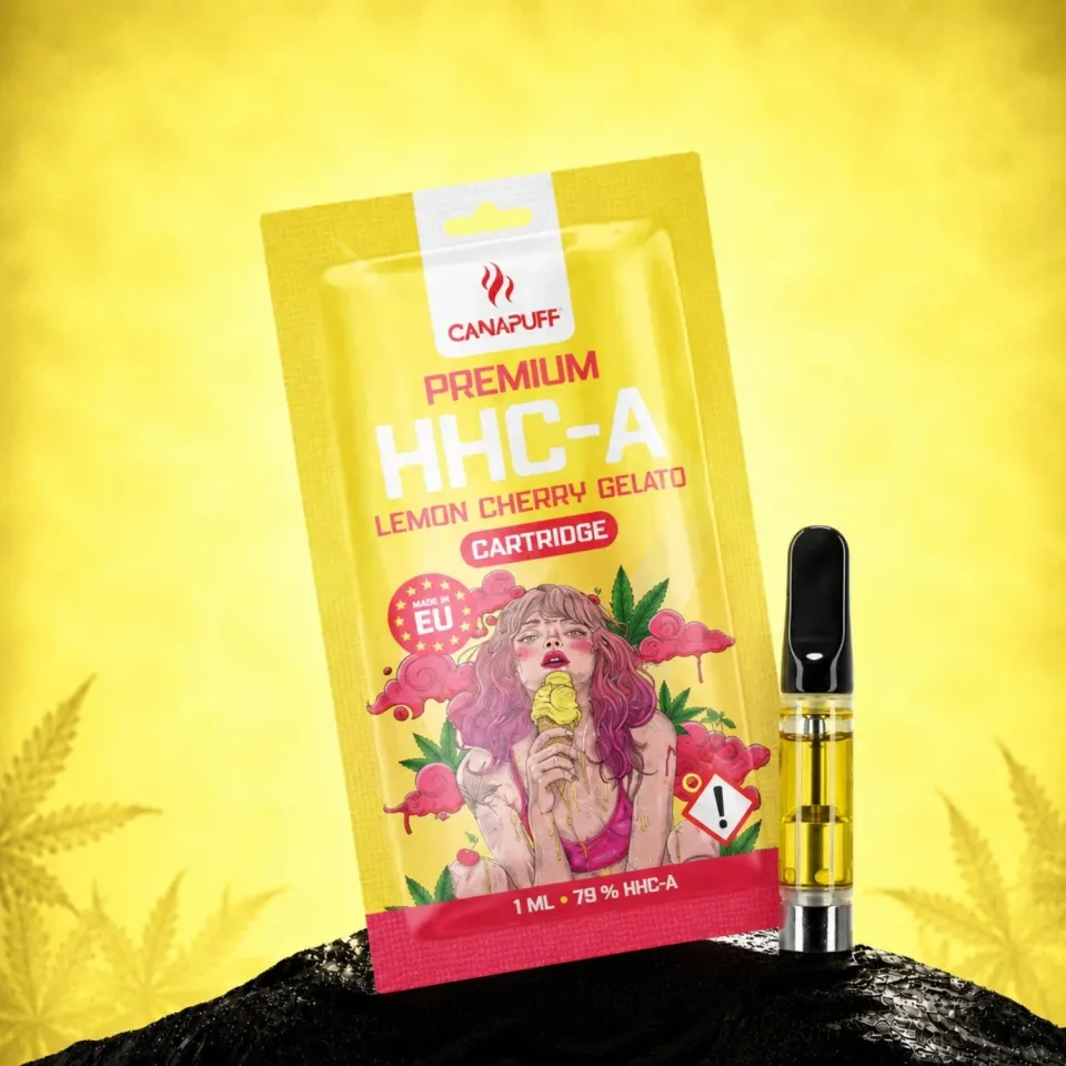 Canapuff HHC-A Lemon Cherry Gelato 79% vapepatron sitrus