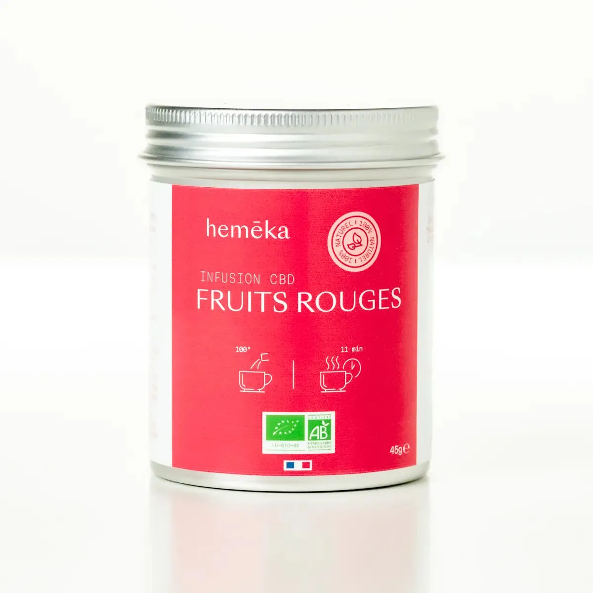 Hemeka Infusion CBD te røde bær 45 g