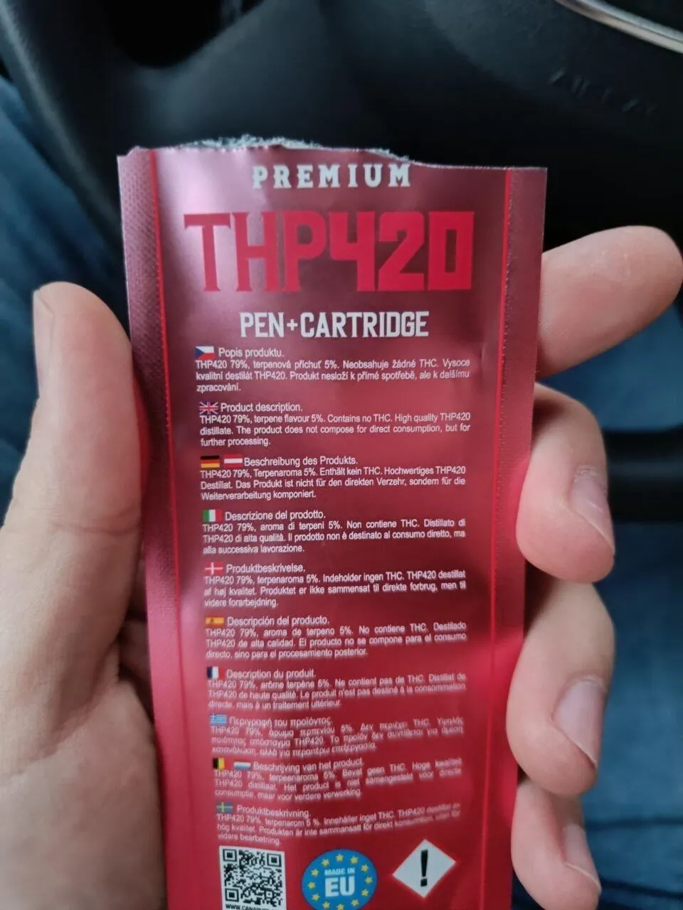 Canapuff THP420 Black Cherry Fizz 79% penn + patron cola