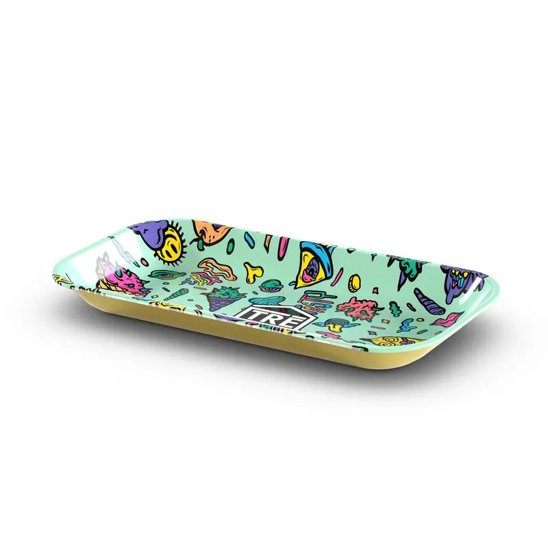 TRE HOUSE Metal Rolling Tray rullebrett grønn metall