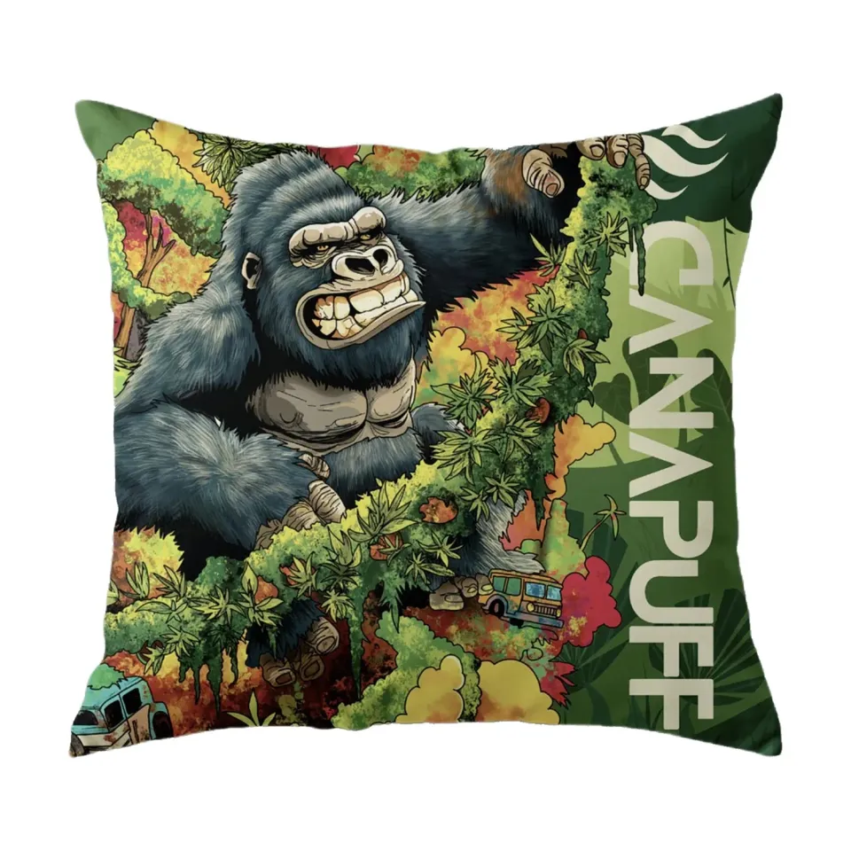 Canapuff Jungle Gorilla pute 40x40 sateng