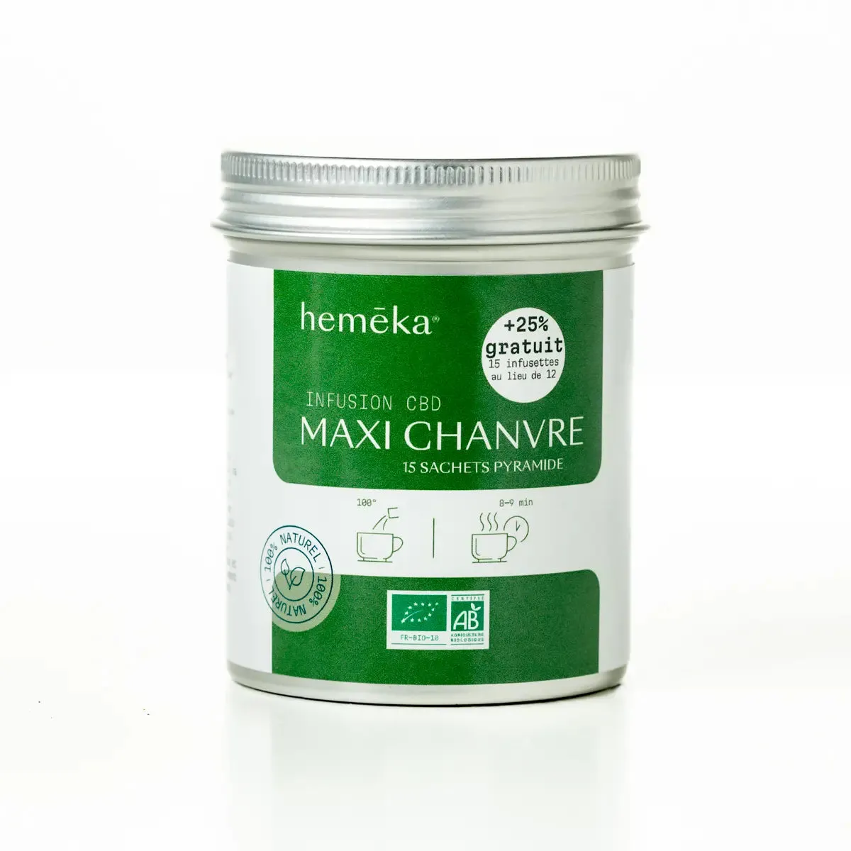 Hemeka Maxi urtete CBD 70% mynte pyramideposer