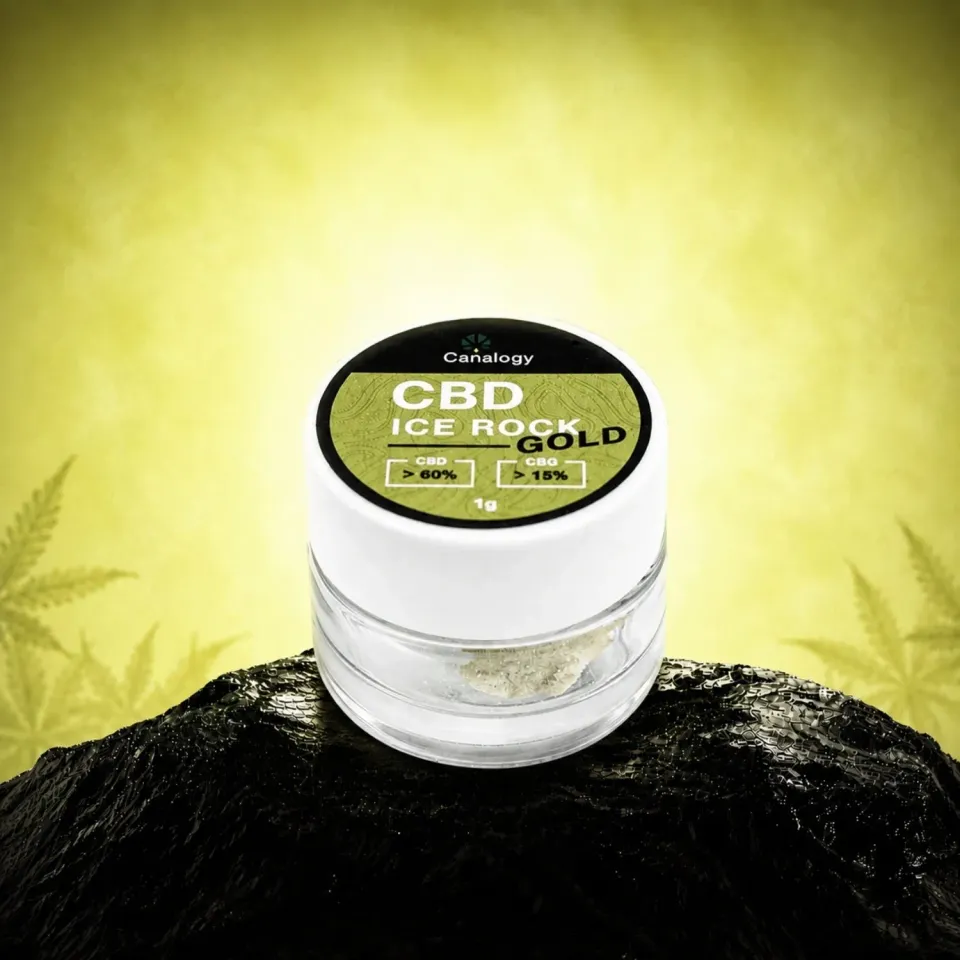 CANAPUFF IceRock Gold CBD blomst 1g gull