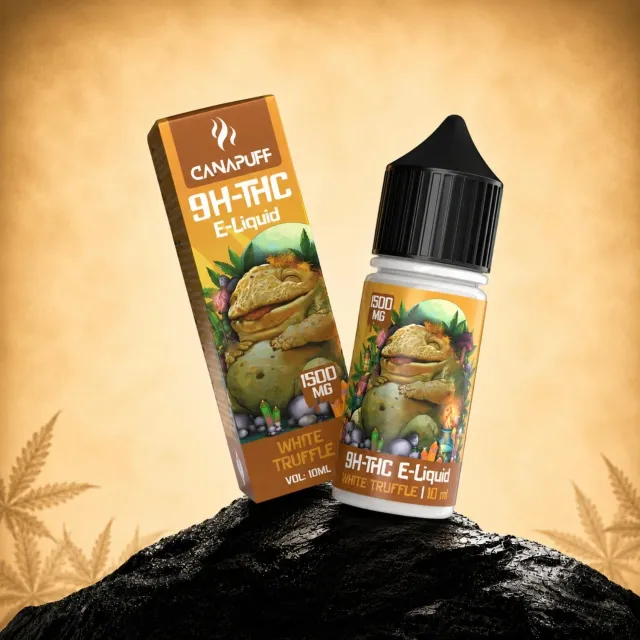 Canapuff 9H-THC White Truffle væske 1500mg nøtt
