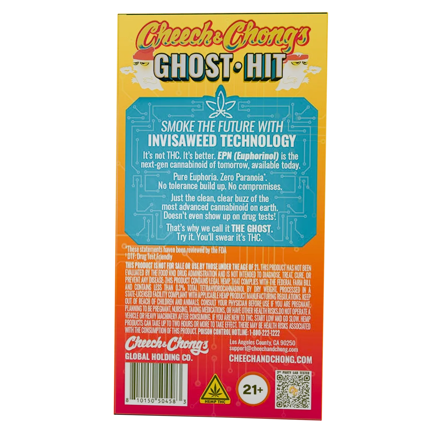 Cheech & Chong Ghost Hit EPN Papaya Punch vape sativa