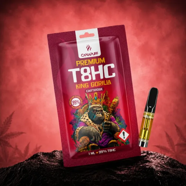 Canapuff T8HC King Gorilla patron 99% mørk frukt