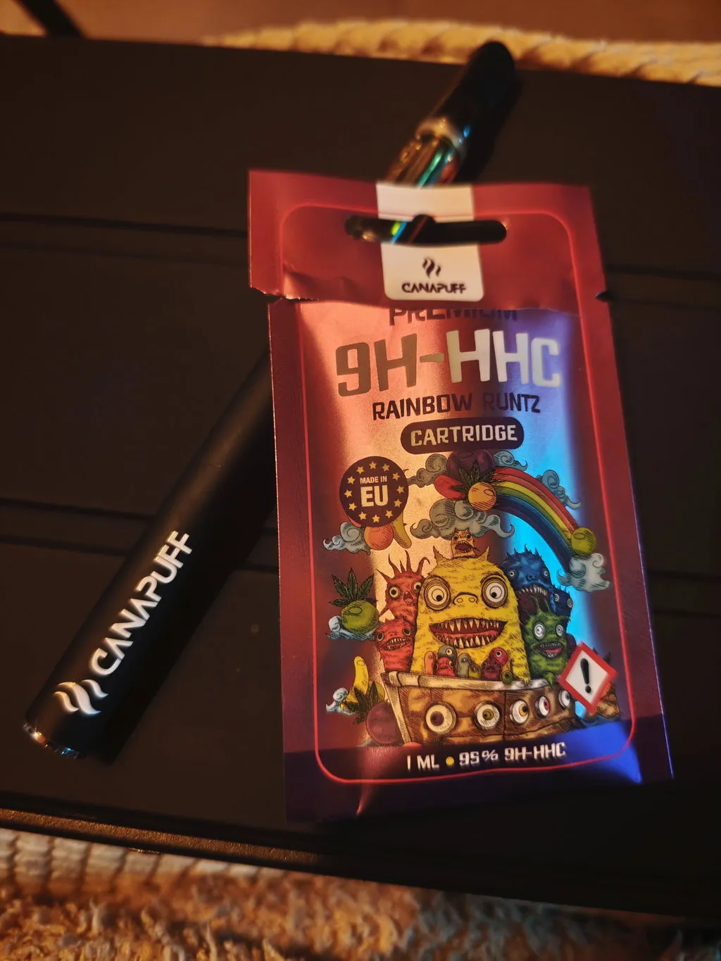 Canapuff 9H-HHC Rainbow Runtz vapepatron 95%