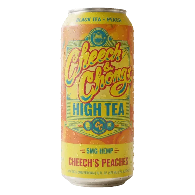 Cheech & Chong High Teas Cheech's Peaches THC iste 4-pk 20 mg mild