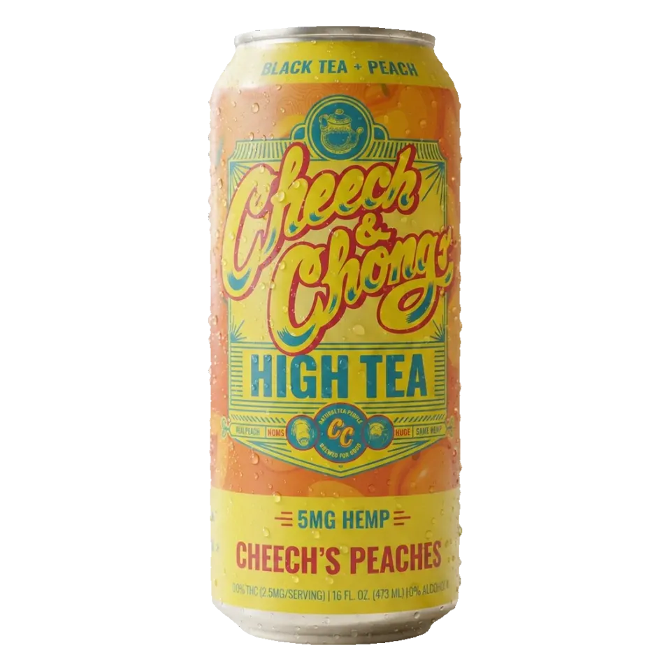 Cheech & Chong High Teas Cheech's Peaches THC iste 4-pk 20 mg mild
